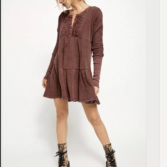 Free People Dresses & Skirts - NWT Free people waffle knit dress